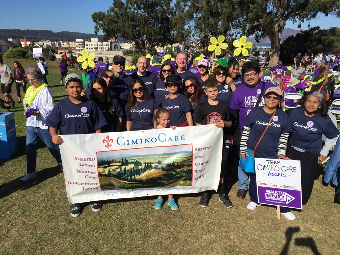 CiminoCare’s team at the 2015 San Francisco Walk to End Alzheimer’s. Looking forward to 2016!